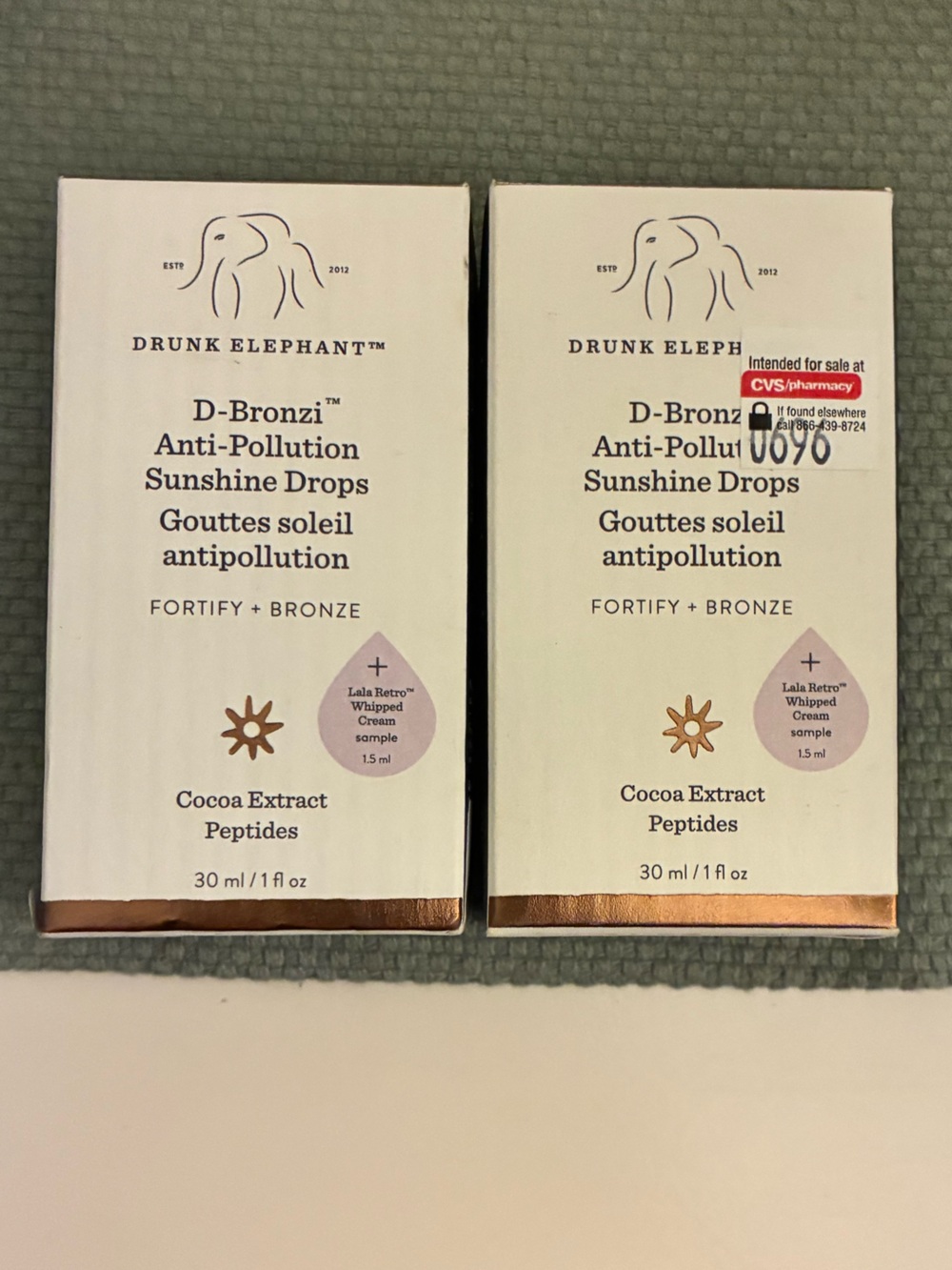 Drunk Elephant D-Bronzi Sunshine Drops 1 oz 2-Piece Bundle
